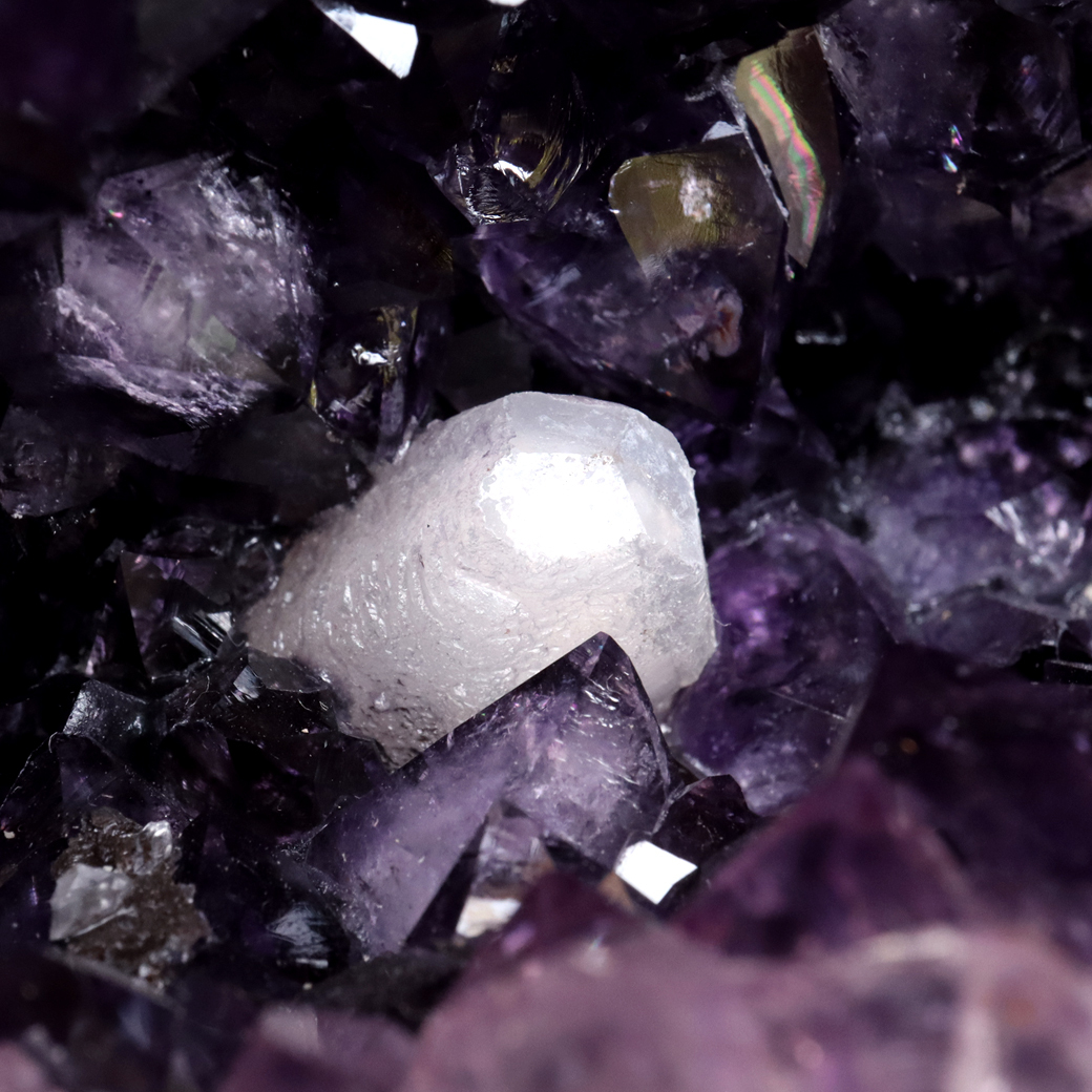 天然石ブラジル産 天然アメジストジオード｜紫水晶晶洞｜開運・浄化・高品質ドーム 天然石ブラジル産 天然アメジストジオード｜紫水晶晶洞｜開運