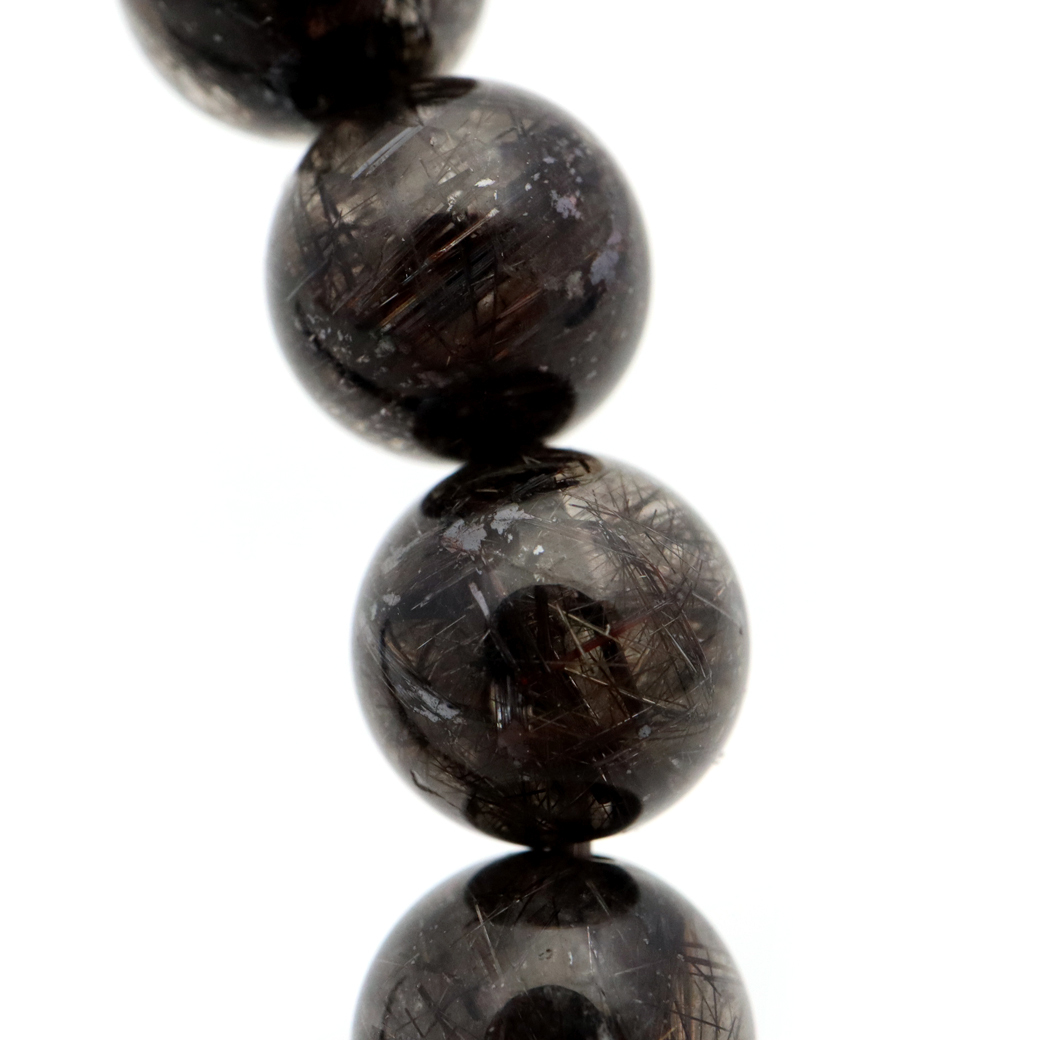 ブラックルチル 8mm ルチル 天然石 ブレスレット ブラック ルチルレイテッドクォーツ 8mm ブレスレット 天然石 黒