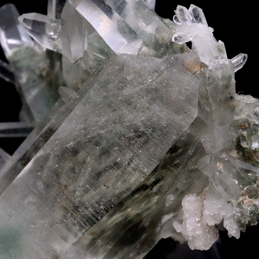 GOLD STONE ヒマラヤ水晶 クラスター 66g 台付き マニハール産 原石