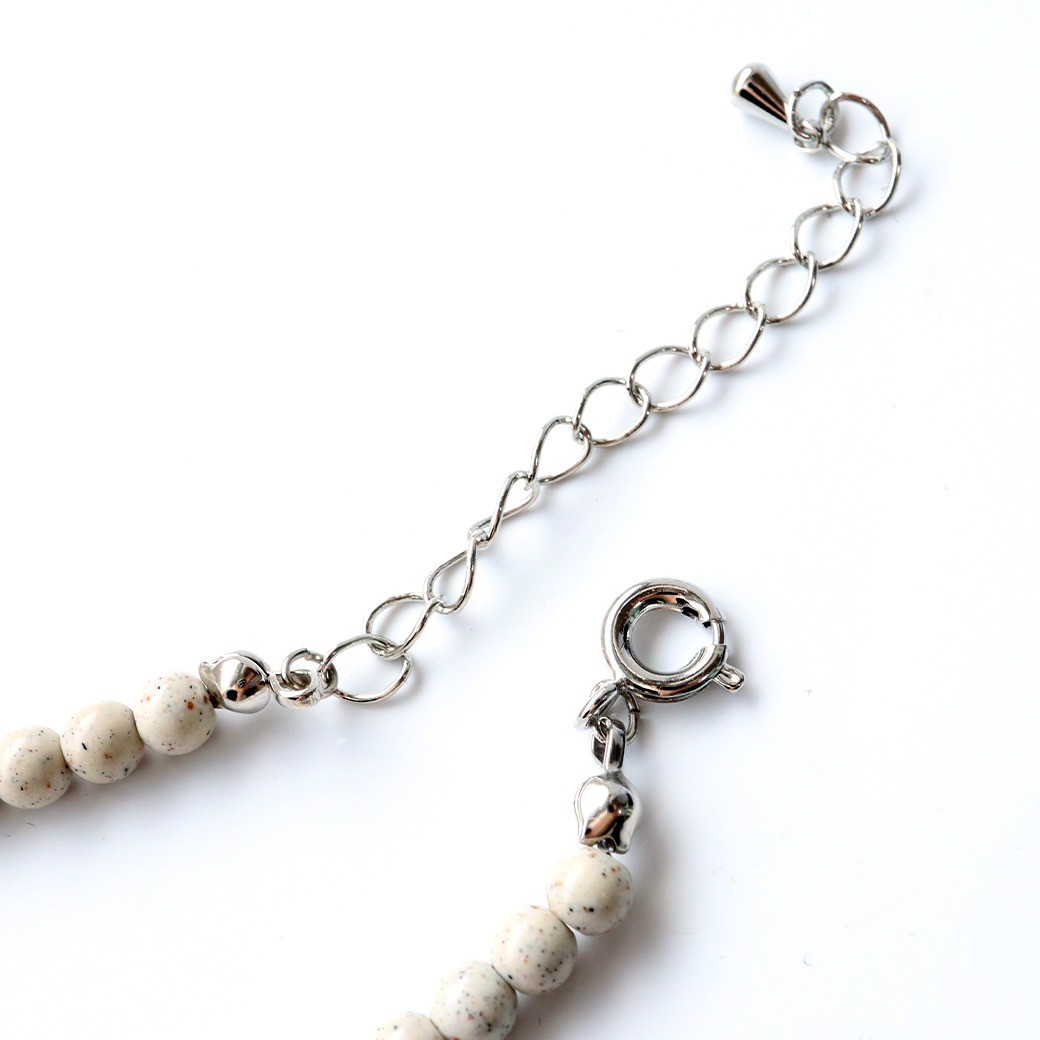 GOLD STONE 北投石ネックレス 4mm 長さ40cm 台湾産 台湾産 マイナス
