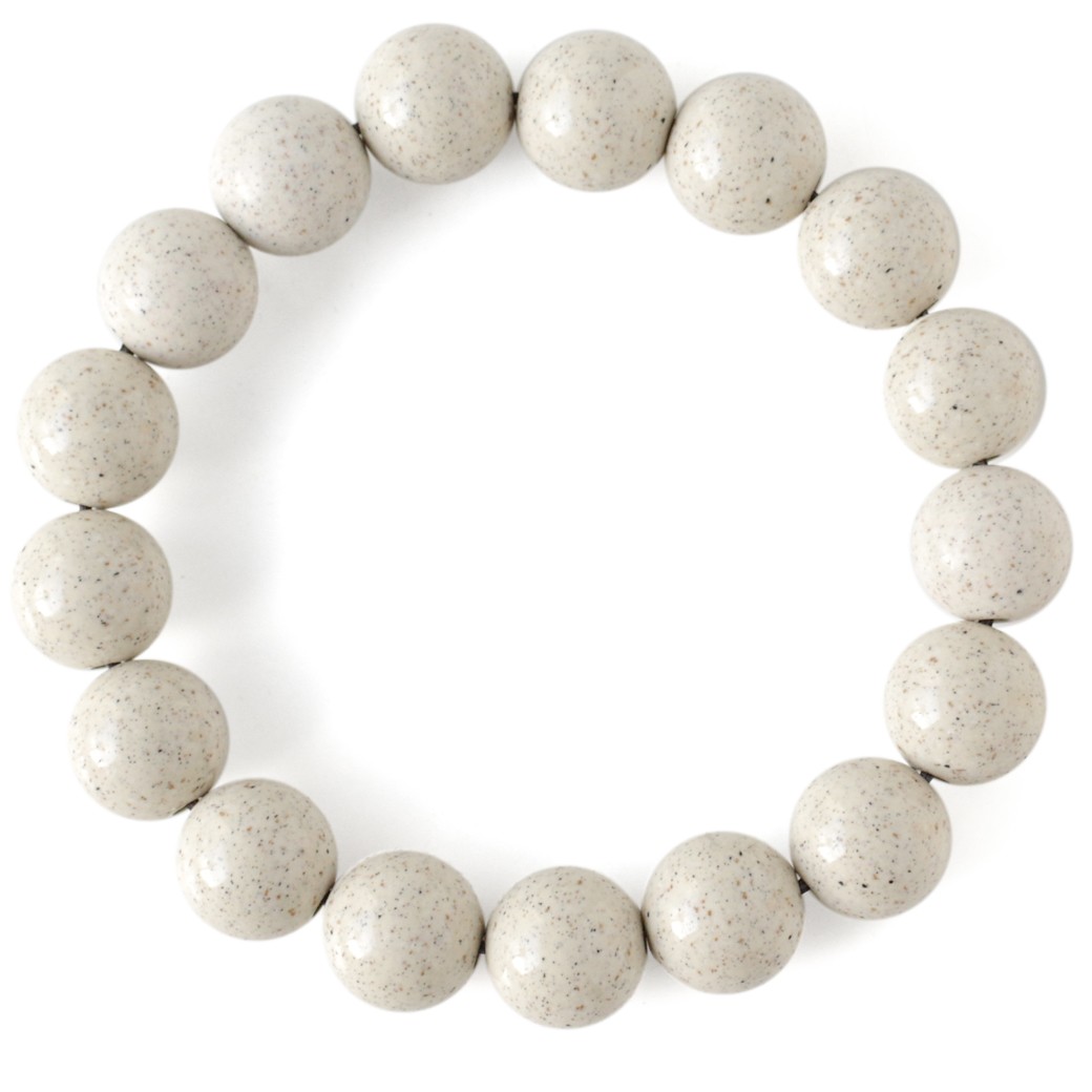 GOLD STONE 北投石 ブレスレット メンズ レディース 12mm 台湾産