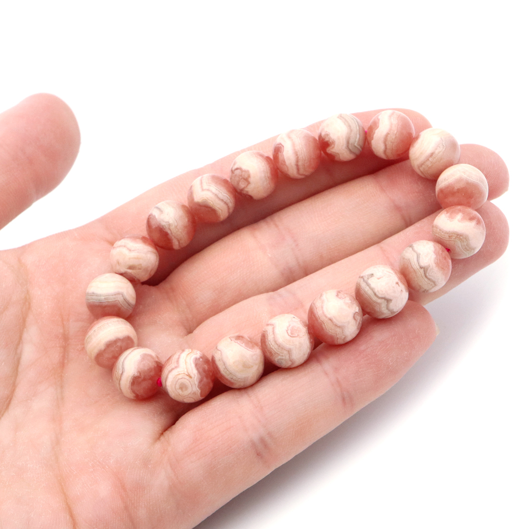 2021特集 天然 インカローズ ブレスレット 10mm39.45g agapeeurope.org