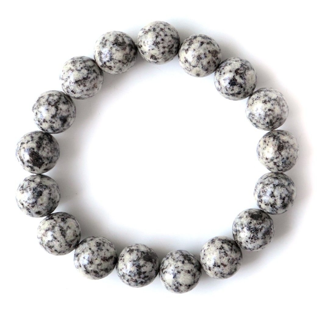 GOLD STONE 日本の銘石 鞍馬石 ブレスレット 12mm 京都府産 証明書付き