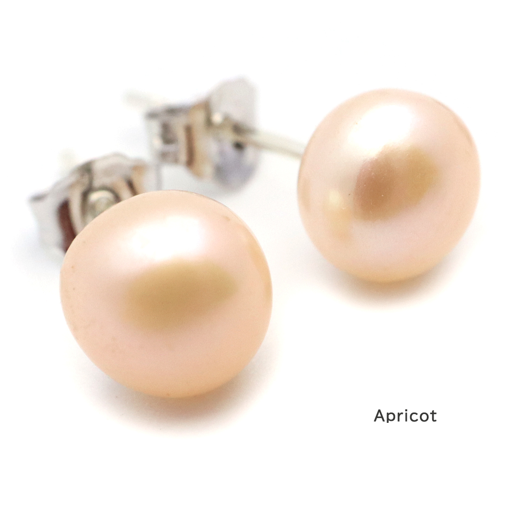 GOLD STONE 天然 淡水パール ピアス 真珠 6mm SILVER925