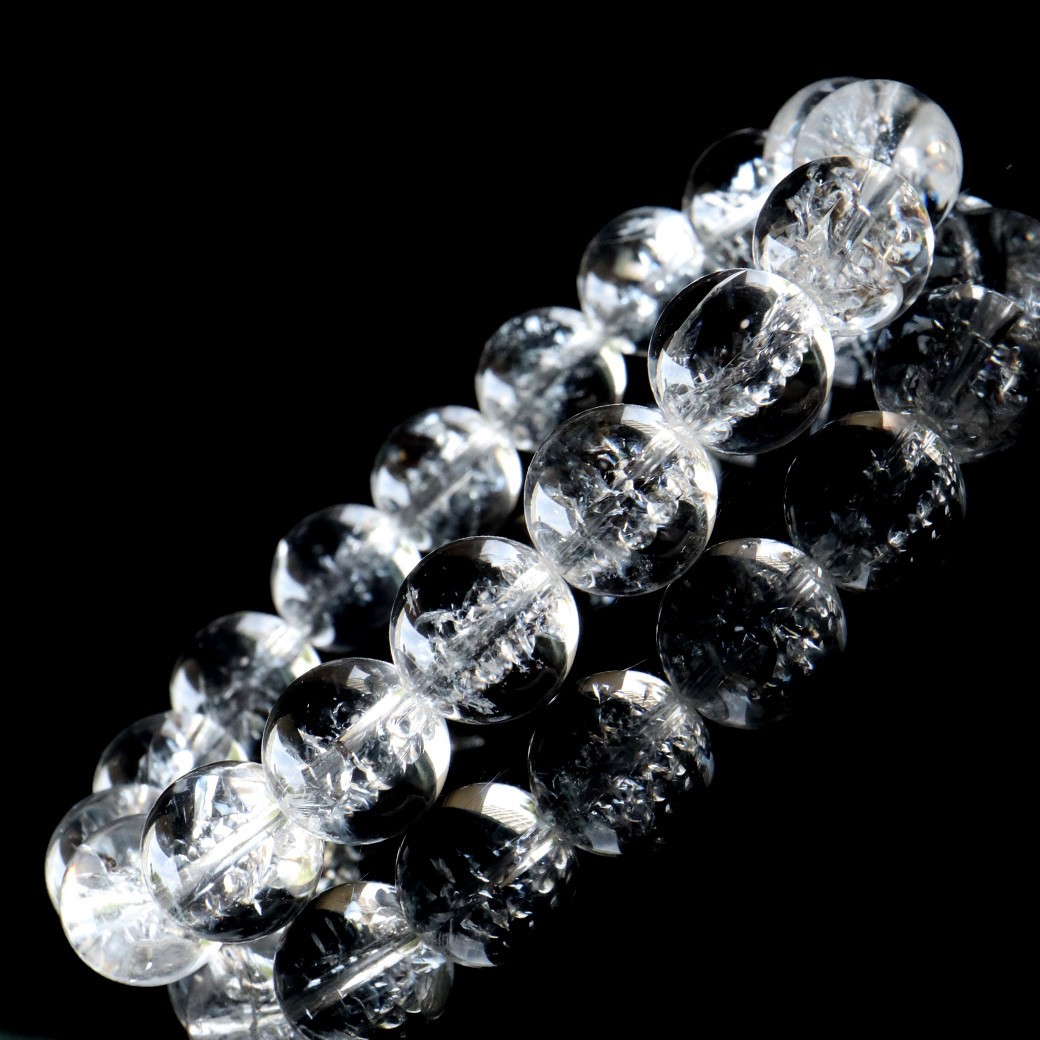 GOLD STONE 天然石 パワーストーン ブレスレット 12mm アイリス