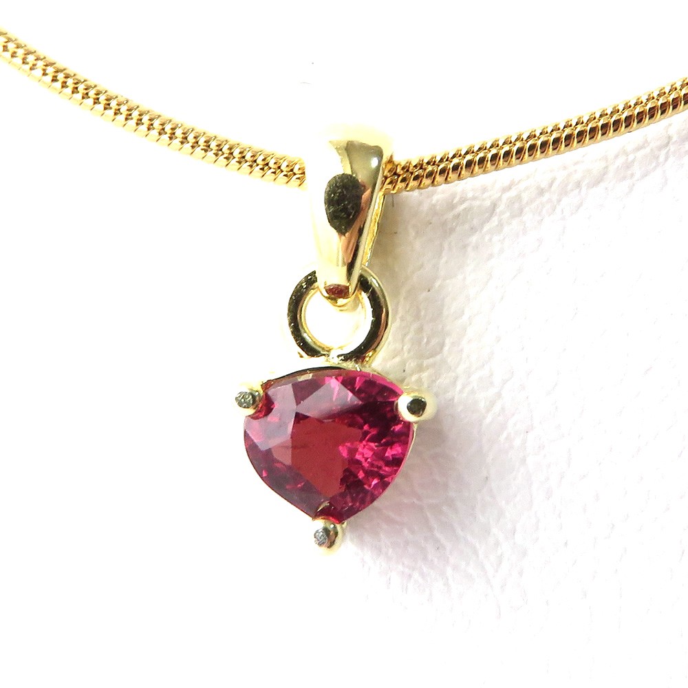 レッドトルマリンペンダントトップ　+ K18ネックレス goldstone_rubellite-p17