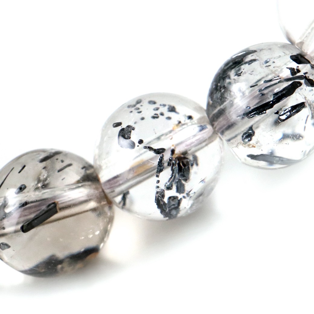 GOLD STONE スティブナイト インクォーツ ブレスレット 6.5mm 高透明