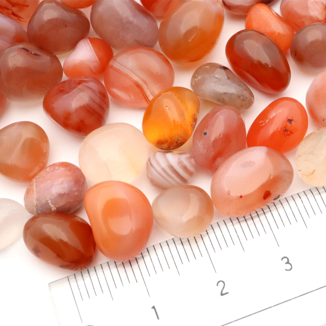 サードオニキス さざれ石 本物 100g 赤縞瑪瑙 めのう Sard Onyx