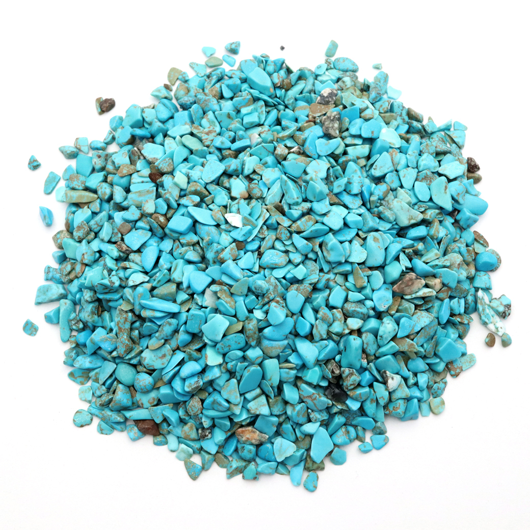 GOLD STONE ターコイズ さざれ 100g 小サイズ 染め ハウライト