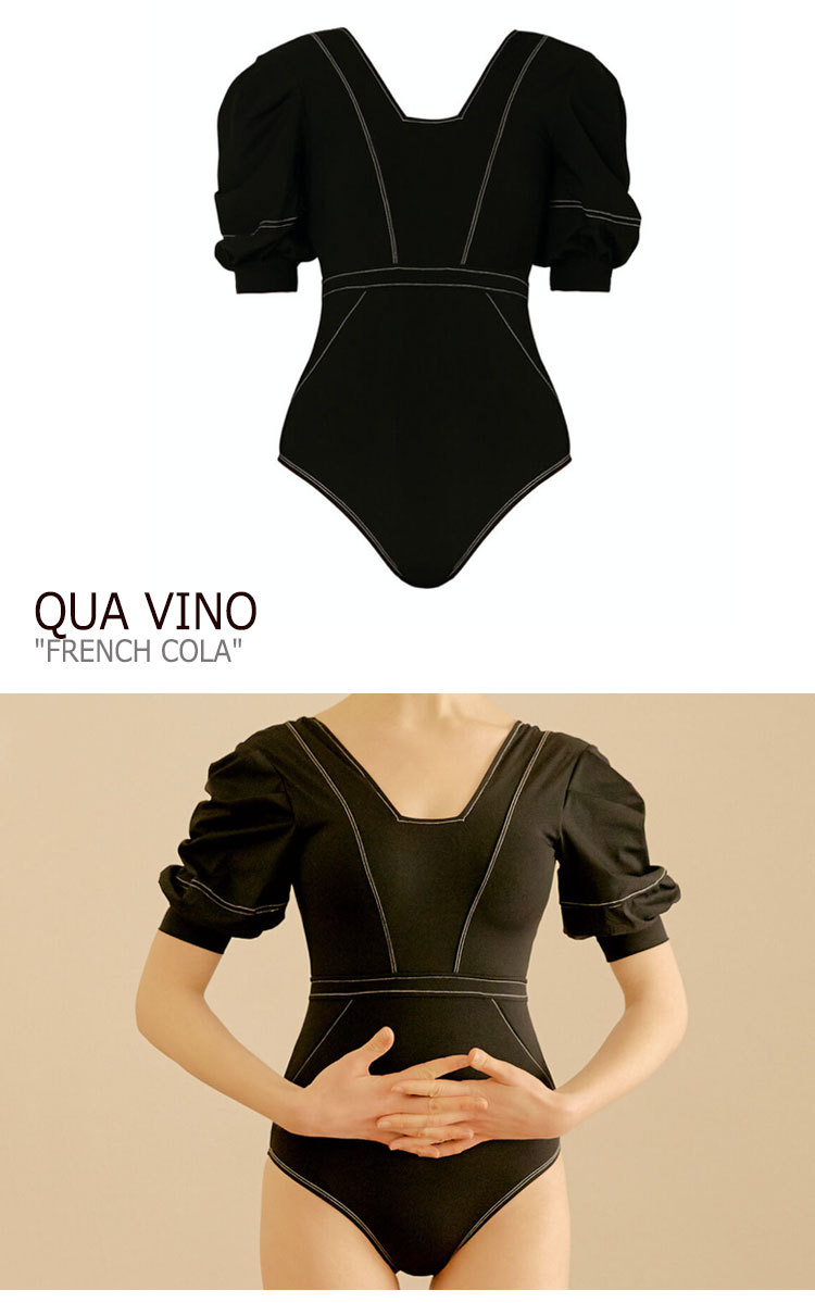 kabino купальный костюм моно kiniQUA VINO женский FRENCH COLA French Cola BLACK черный 363514 одежда 
