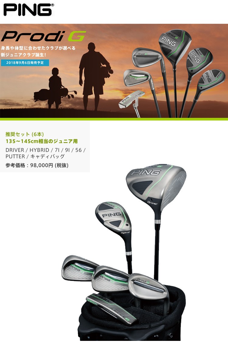 Pingのゴルフクラブセット- Pingのゴルフクラブセット-