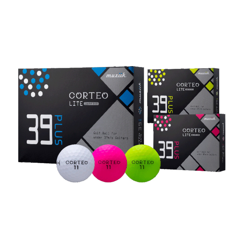 muziik コルテオライト39 プラス 2021年モデル 1ダース CORTEO ゴルフボールの商品画像