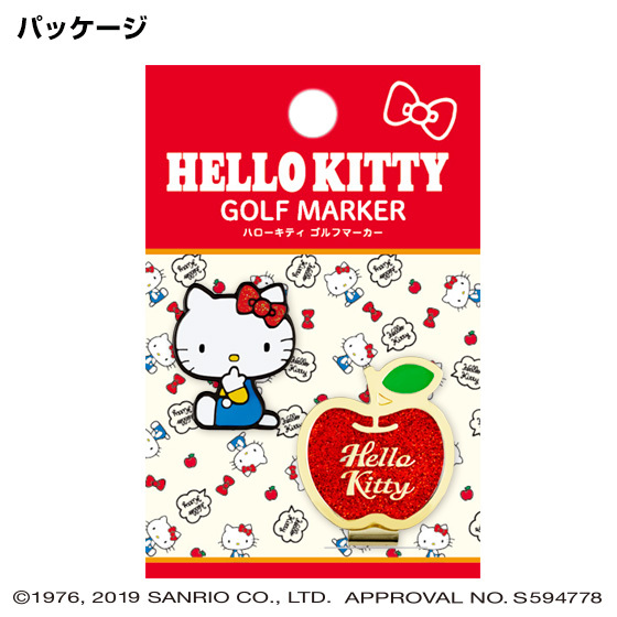  Hello Kitty My Melody Little Twin Stars Pom Pom Purin black mi Golf marker character gift goods KTM001 MMM001 LTM001 PPM001 KUM001