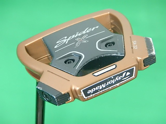 TaylorMade TaylorMade Spider X パター 左用［34インチ］スモールスラント（カッパー/ホワイト） Spider X パターの商品画像