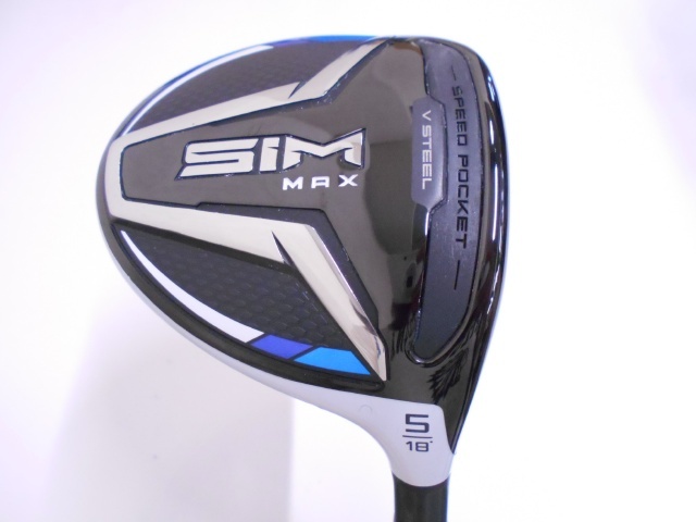 TaylorMade テーラーメイド SIM MAX フェアウェイウッド ［TENSEI BLUE TM50 （カーボン）］ （5W/S/18度） SIM フェアウェイウッドの商品画像