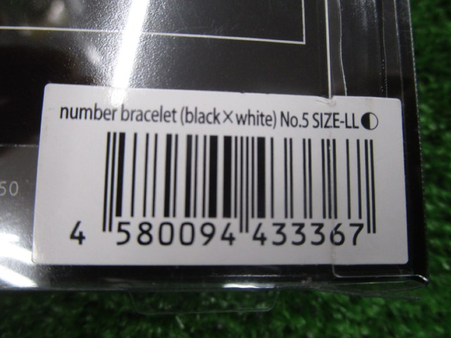 GK old castle # [ price cut ] 497 van Dell reversible bracele *BK*WH *LL size *20.5cm* black * white * reversible * super-discount *