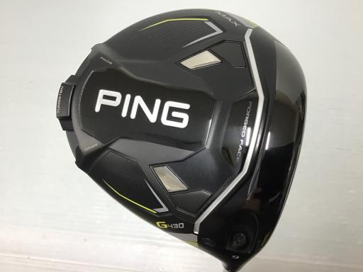PING PING G430 MAX ドライバー［ALTA J CB BLACK］（R/9°） G430