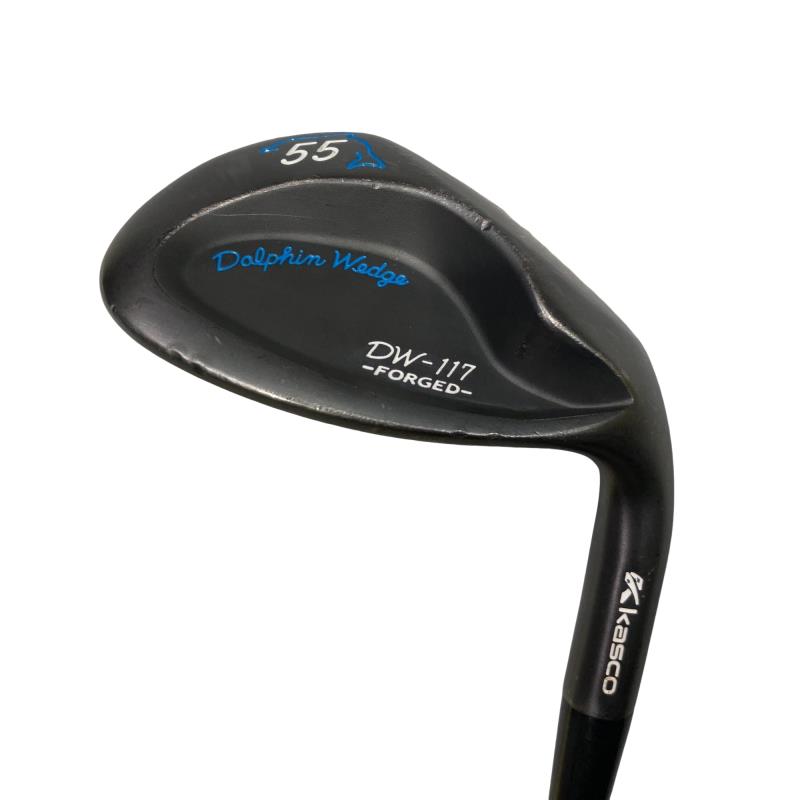 未使用に近いDolphin Wedge DW-117 55度 フォージドウェッジ kasco kasco Dolphin Wedge DW-117［KBS Hi-REV 2.0］（51°） Dolphin