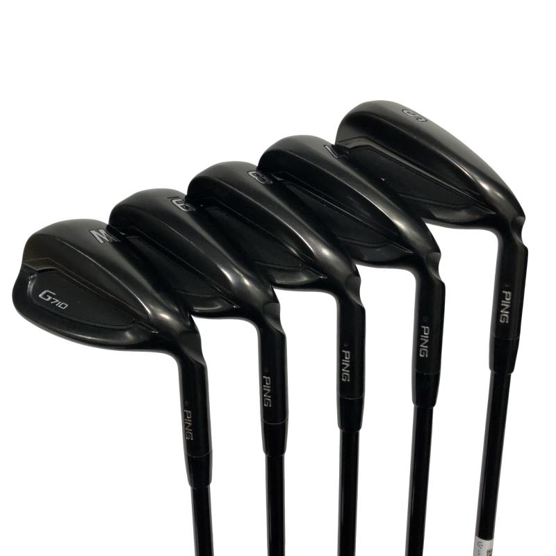 PING PING G710 アイアンセット［ALTA DISTANZA BLACK 40 （カーボン
