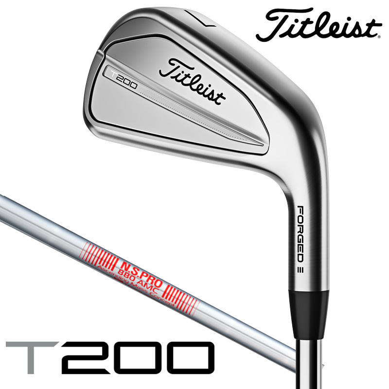  Titleist T200 iron 6 pcs set (#5-PW)N.S.PRO 880 AMC steel shaft day main specification 2023