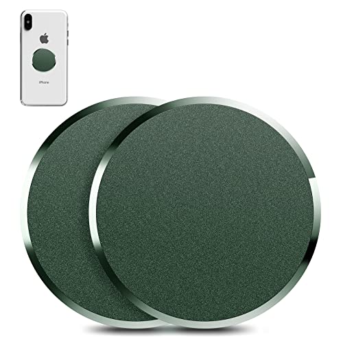 AKEIE metal plate magnet type smartphone in-vehicle holder body side for 2 pieces set ( green )