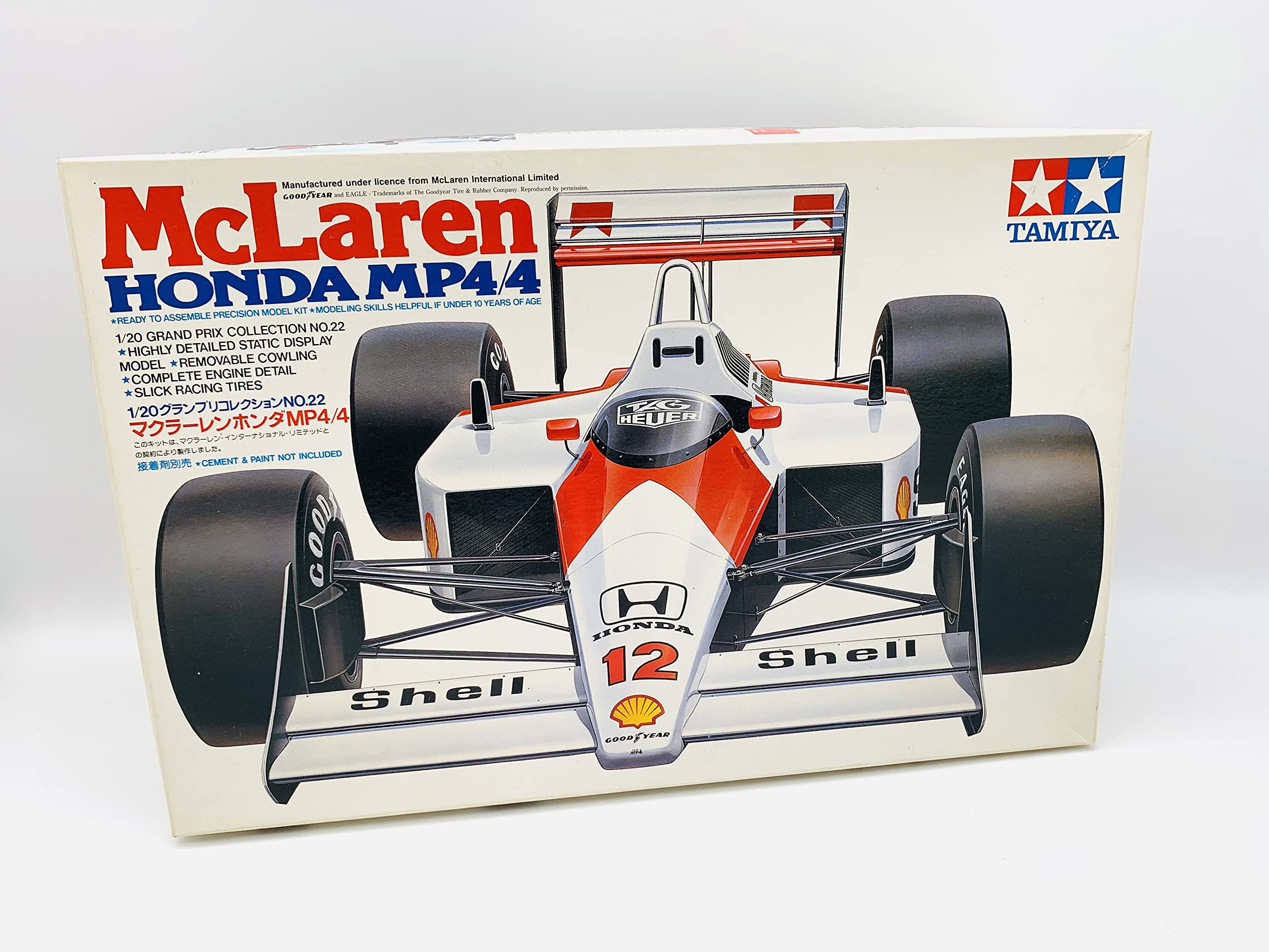 タミヤ マクラーレンホンダMP4/4 初期マルボロパッケージ 未組立