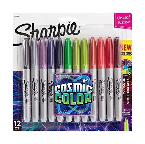 Sharpie シャーピー 公式 油性 ペン イラスト アート 油性コミック 描画 スケッチ マンガ デコレーション 落書き 中字 コスミックカラー 92i5yxtl1m Neemepood Ee