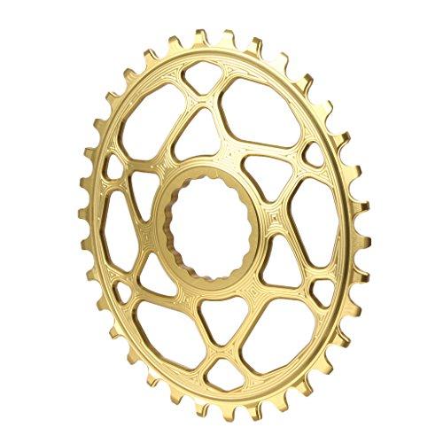 ABSOLUTE ブラック スパイダーレス シンチ DM オーバル ブースト チェーンリング、34T - ゴールド - RFOVBOOST34GL ABSOLUTE ブラック スパイダーレス シンチ DM オーバル ブースト チェーンリング 34T ゴールド RFOVBOOST34GL ABSOLUTEBLACK