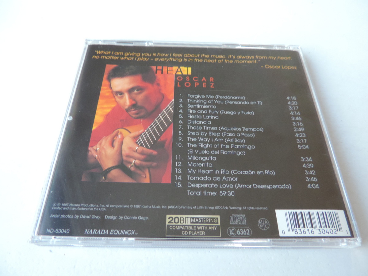 Oscar Lopez / Heat // CD