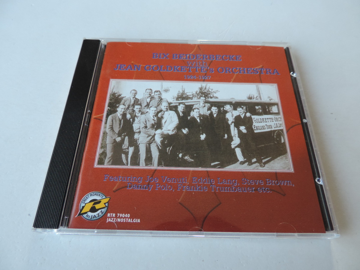 Bix Beiderbecke with Jean Goldkette's Orchestra // CD