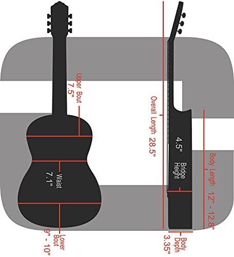 CROSSROCK CRF1000TUBK fibre glass made tenor ukulele for hard case black parallel import 