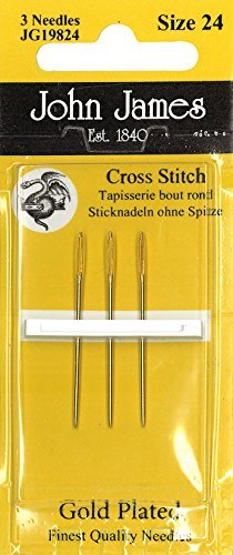  Gold tapestry hand needle size 24 3/Pkg parallel import 