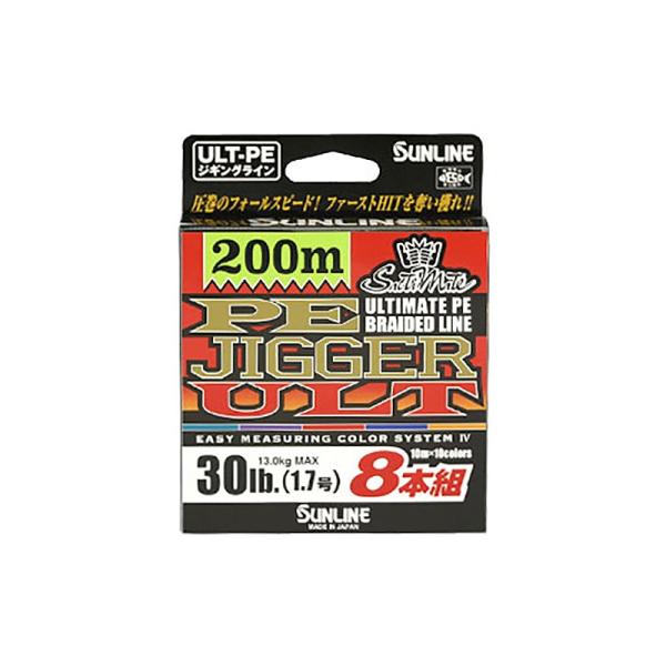 釣り糸 SUNLINE PE JIGGER ULT 600m 35lb 8本組 サンライン PEジガーULT 8本組 1.2号 600m 釣り糸、ライン - 最安値
