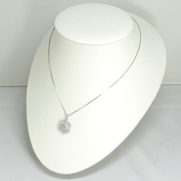 １着でも送料無料 ゴージャスな煌きで美しさを引き立てる 天然ダイヤモンドネックレス 1 0ct K18wg 18金 ホワイトゴールド クリスマス 結婚記念日 女性 プレゼント 妻 40代 30代 レディースアクセサリー Headshotsbar Com