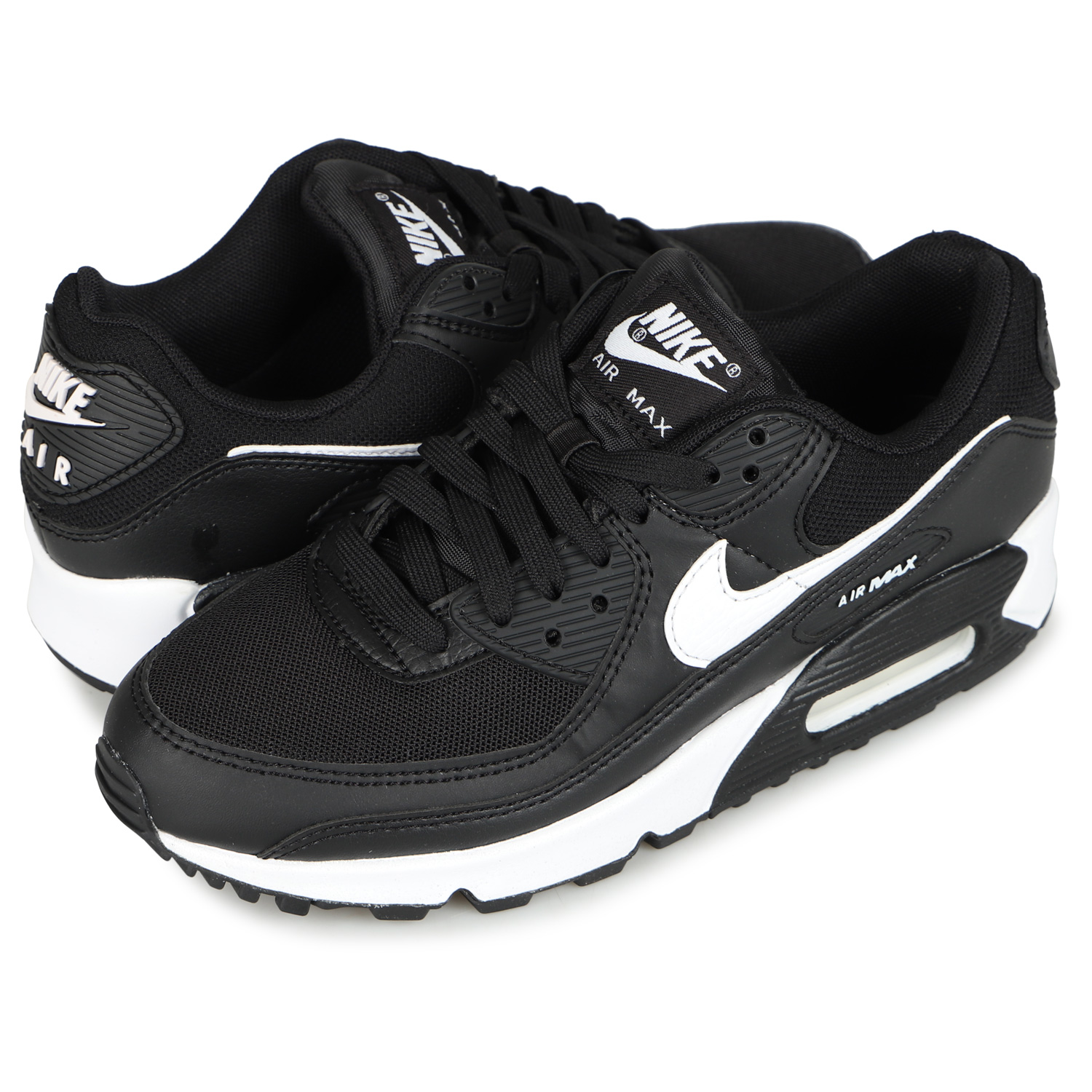 WMNS AIR MAX 90 "BLACK WHITE" DH8010-002 （ブラック/ブラック/ホワイト）の商品画像