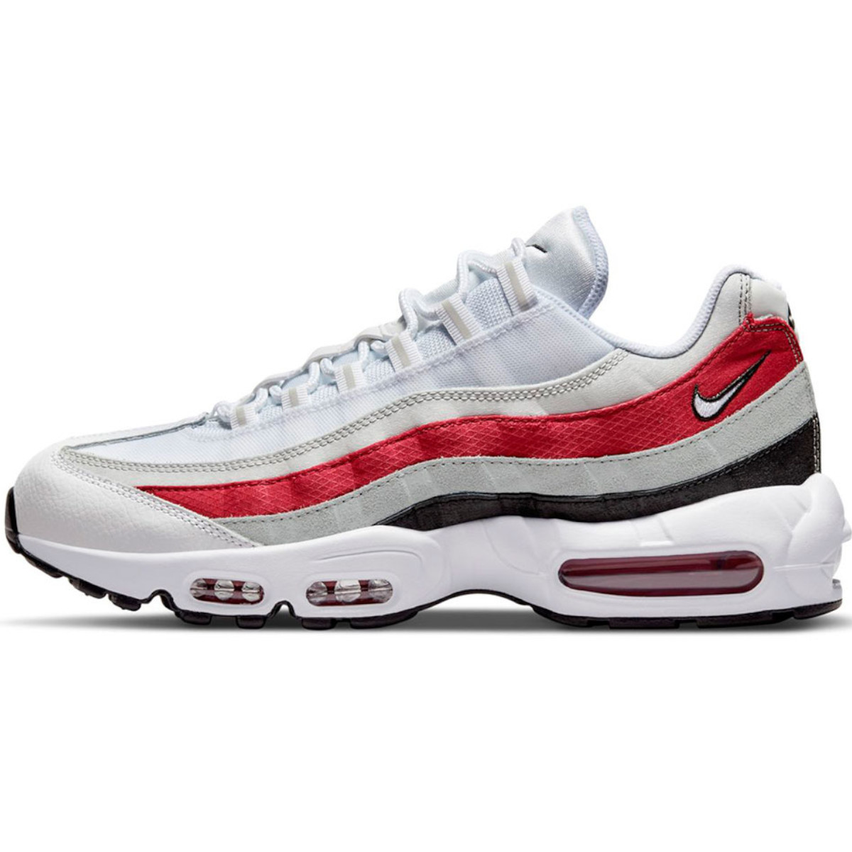 AIR MAX 95 "WHITE VARSITY RED" DQ3430-001 （ブラック/バーシティレッド/パーティクルグレー/ホワイト）