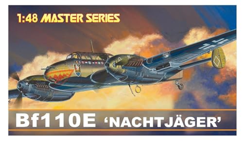 ドラゴンモデルズ ドイツ空軍 メッサーシュミット Bf110E ナハトイェーガー（1/48スケール ウイングテック（Wing Tech）DR5566） ミリタリー模型の商品画像