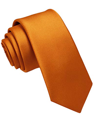 [JEMYGINS] мужской orange галстук extra узкий галстук обтягивающий Thai 6CM ширина маленький . человек галстук стирка возможность 