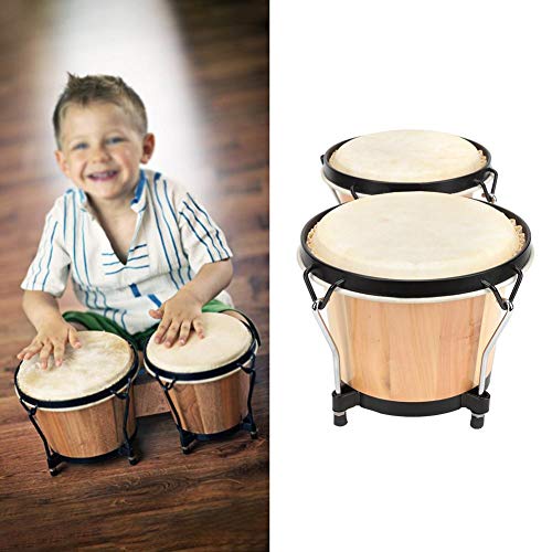  Bongo Mini child * for beginner sheepskin Africa n drum kit durability wrench attaching Jean be drum Kids gift present percussion instrument musical instruments 