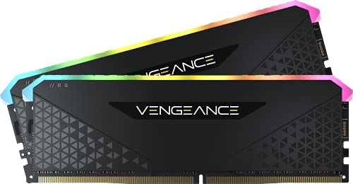Corsair CMG32GX4M2E3200C16 VENGEANCE RGB RS メモリキット 32GB (16GB×2) DDR4 DRAM 3200MHz C16 メモリーの商品画像