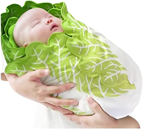 TAIYHGYF blanket newborn baby vegetable summer gauze ... futon Chinese cabbage blanket nursing cape 