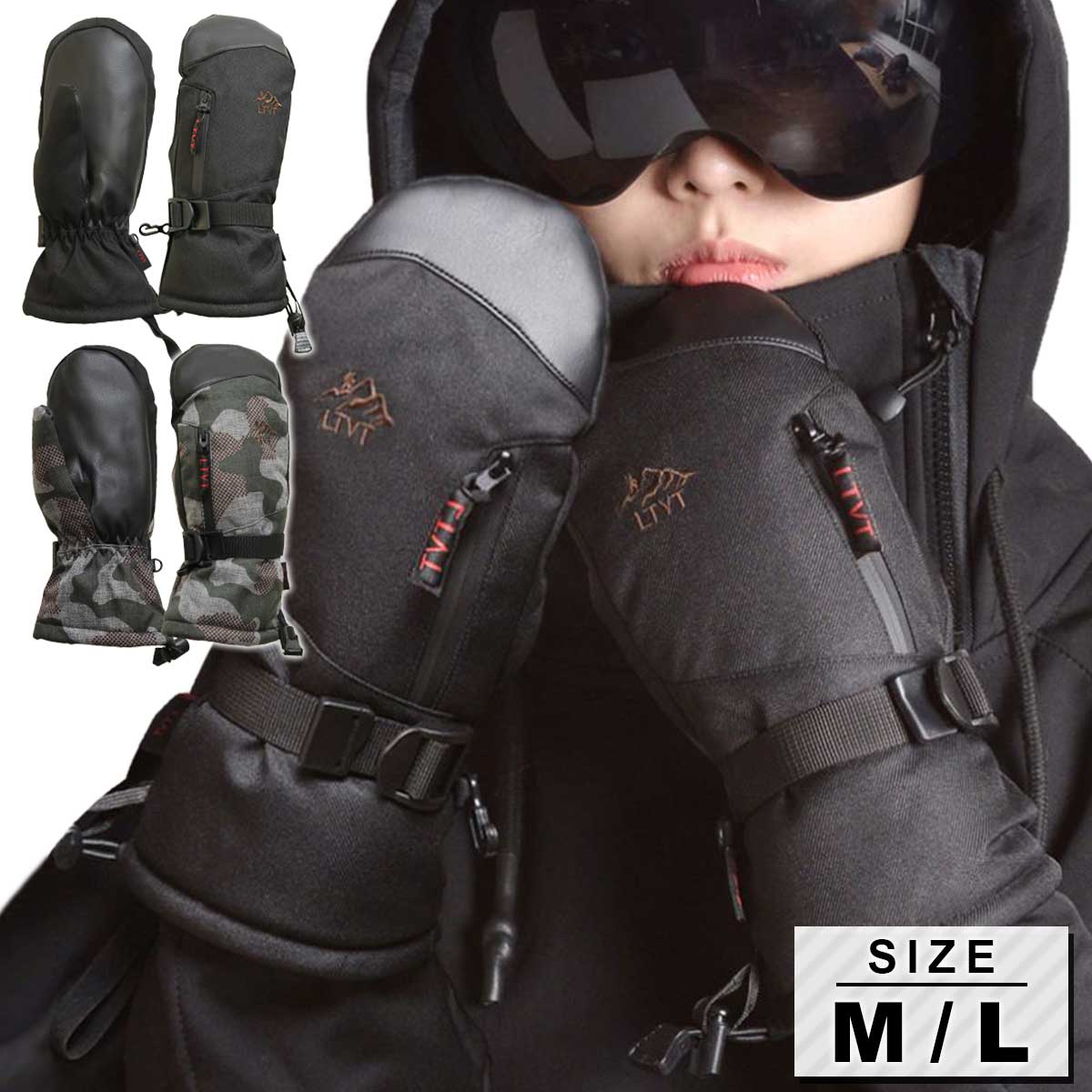 スノーボード グローブ ミトン スノボ スキー 手袋 レディース スマホ タッチ 防水 防寒 冬 女性 C755 いいひ Yahoo ショッピング店 通販 Yahoo ショッピング