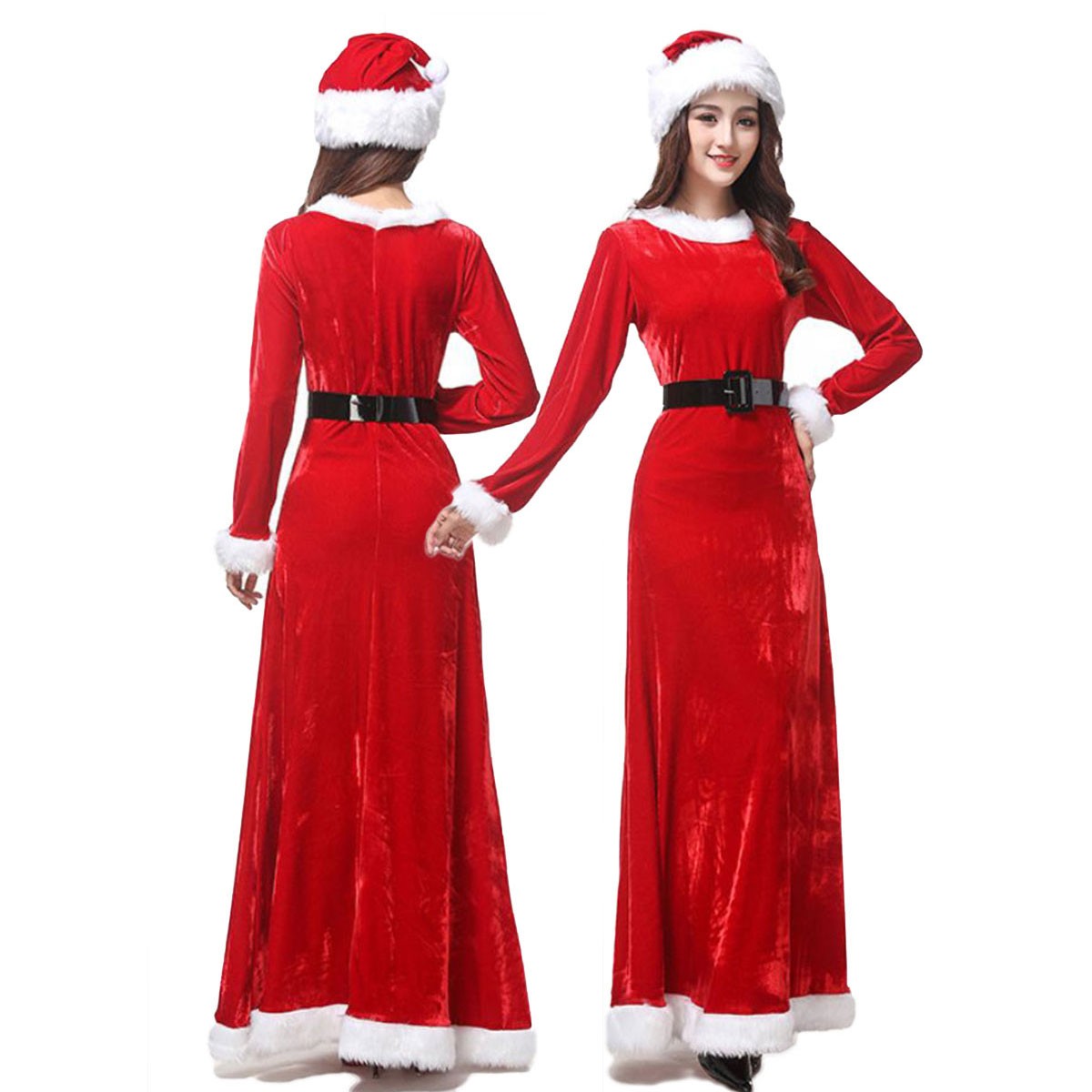 サンタ コスプレ レディース サンタコス ロング スカート クリスマス 衣装 女性 サンタクロース 服 仮装 D535 54 Aka いいひ Yahoo ショッピング店 通販 Yahoo ショッピング
