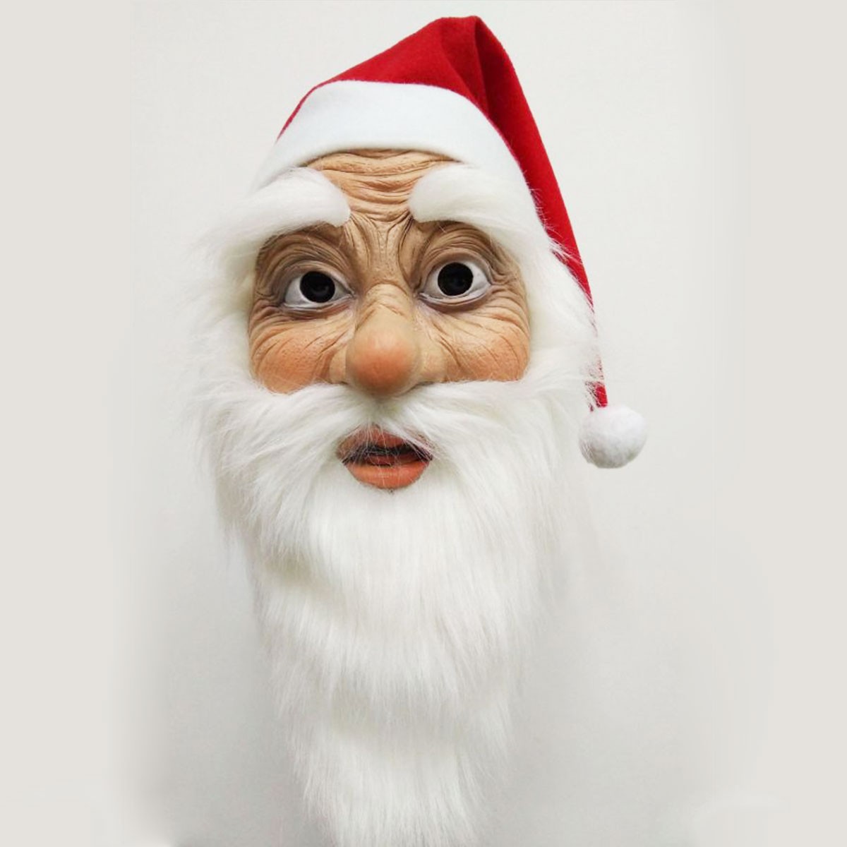 サンタ コスプレ マスク 髭 サンタクロース お面 ひげ サンタコス 