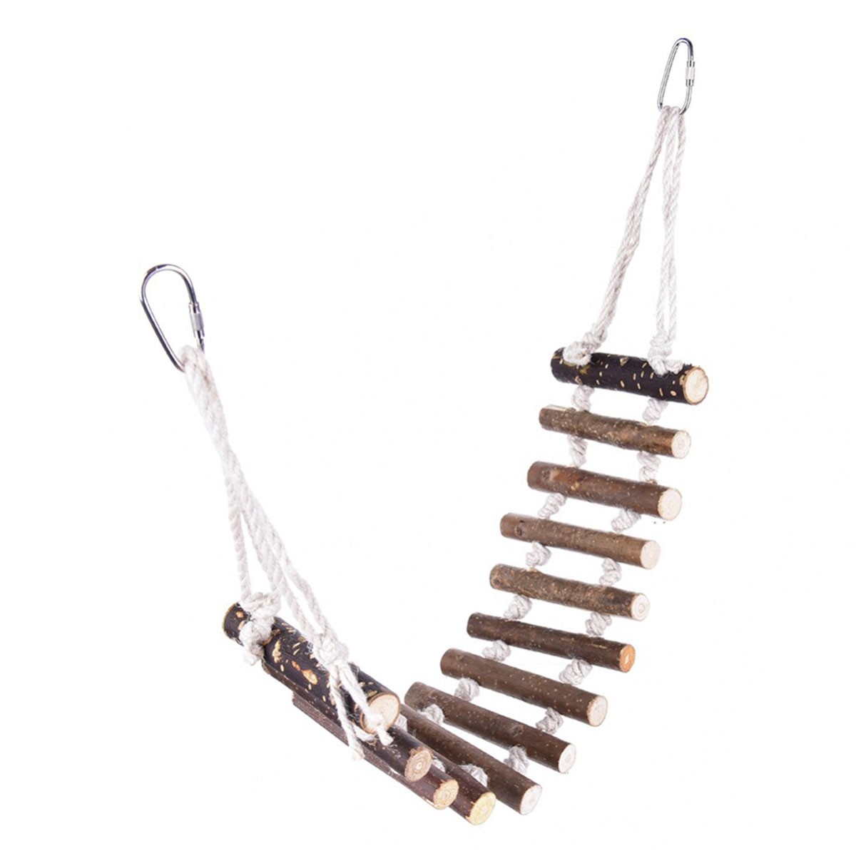 インコ はしご おもちゃ 木製 鳥 止まり木 吊り下げ 小鳥 とまり木