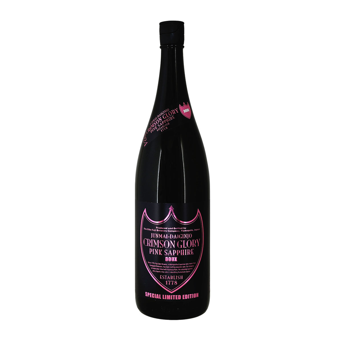 栄光冨士 純米大吟醸 無濾過原酒 CRIMSON GLORY PINK SAPPHIRE 1800mlびん 1本の商品画像