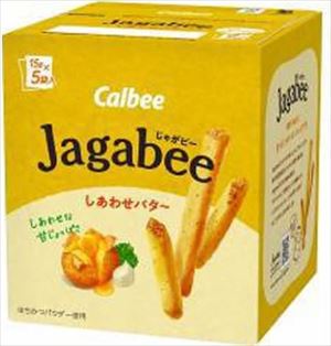 カルビー カルビー Jagabee しあわせバタ～（15g×5袋入）75g×36箱 Jagabee スナック菓子の商品画像