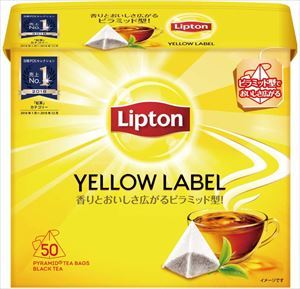 Lipton リプトン イエローラベル ピラミッド型 ティーバッグの商品画像