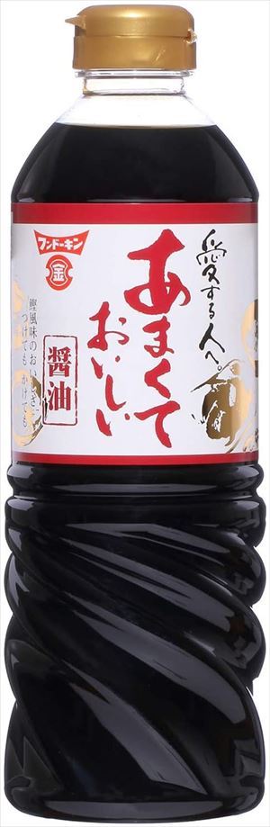 フンドーキン醤油 フンドーキン あまくておいしい醤油 ペットボトル 720ml×6本 だし醤油の商品画像