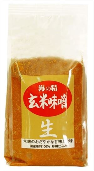 海の精 海の精 玄米味噌（国産特栽）1kg×10個 みその商品画像